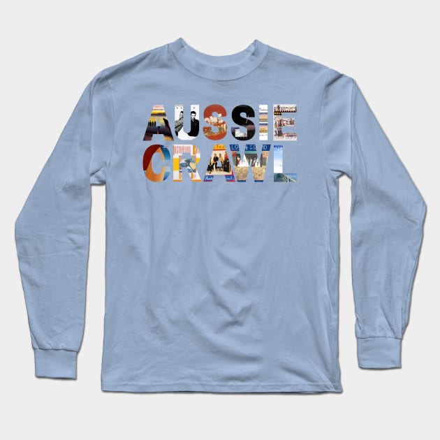 AUSSIE CRAWL  - Australian Crawl Long Sleeve T-Shirt by Simontology